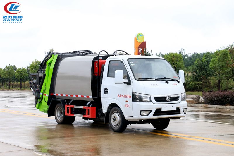 國(guó)六東風(fēng)途逸藍(lán)牌壓縮垃圾車(chē)